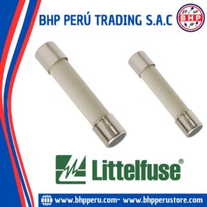 0314001.MXP LITTELFUSE FUSIBLE CERÁMICO RÁPIDO  1A 250VAC 125VDC 3AB 1/4" X 1-1/4"