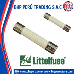 0314015.HXP LITTELFUSE FUSIBLE CERÁMICO RÁPIDO 15A 250VAC 125VDC 3AB 6X32MM