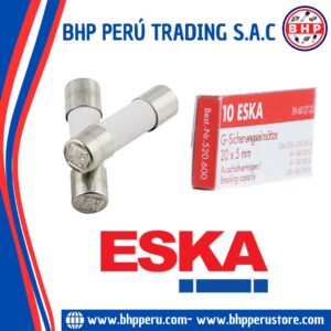 520.521 ESKA GERMANY FUSIBLE CERÁMICO ACCIÓN RÁPIDA 5X20MM. 2,5 A - 250 V