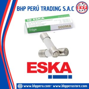 522.714 ESKA GERMANY FUSIBLE CERAMICO RETARDADO  T500MA-  250V 5X20MM