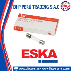 632.626 ESKA GERMANY FUSIBLE VIDRIO RÁPIDO 8A. 250V. 6X32MM