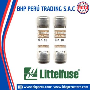 KLK-10 LITTELFUSE FUSIBLE CERÁMICO RÁPIDO 10A - 600VAC, 10X38MM