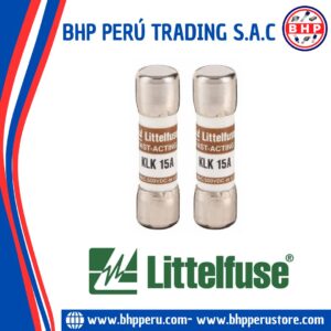 KLK-15 LITTELFUSE FUSIBLE CERÁMICO RÁPIDO 15A - 600VAC, 10X38MM