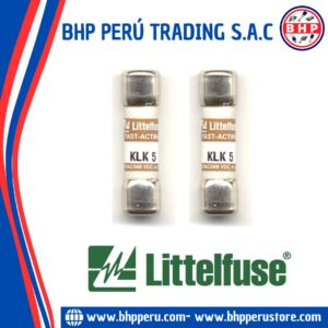 KLK-5  LITTELFUSE FUSIBLE CERÁMICO RÁPIDO  5A - 600VAC, 10X38MM