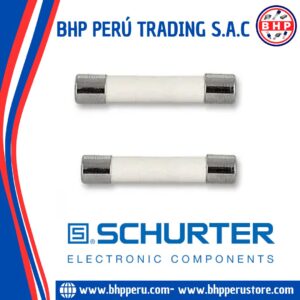 1.1012 SCHURTER FUSIBLE CERÁMICO RÁPIDO  6.3A - 250V. 5X20MM