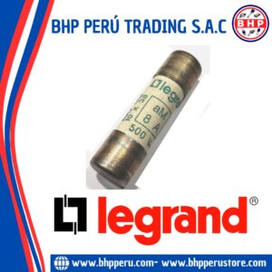 14108 LEGRAND FUSIBLE CERÁMICO INDUSTRIAL (AM) 8A - 500V. 14X51MM CON/PERCUTOR