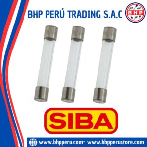171530.1 SIBA FUSIBLE DE VIDRIO RÁPIDO  1A - 500V. 5X30MM