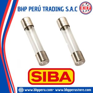 189000.12 SIBA FUSIBLE VIDRIO RÁPIDO 12A 250VAC 6.3X32MM