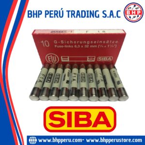 189020-1A SIBA FUSIBLE CERÁMICO RÁPIDO 1A - 500V. 6.3X32MM