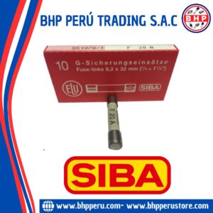 189020-20A SIBA FUSIBLE CERÁMICO RÁPIDO 20A - 440V. 6.3X32MM