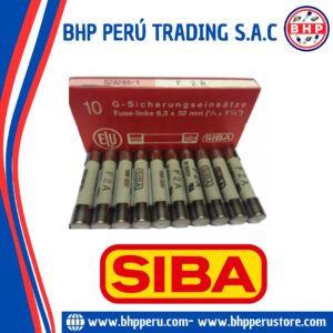 189020-2A SIBA FUSIBLE CERÁMICO RÁPIDO 2A - 500V. 6.3X32MM