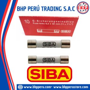 189020-3.15A SIBA FUSIBLE CERÁMICO RÁPIDO 3.15A - 500V. 6.3X32MM
