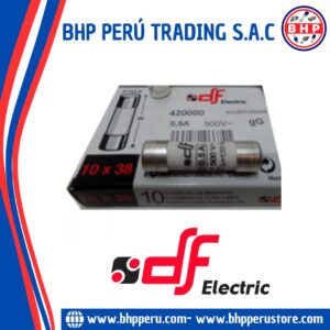 420000 DF ELECTRIC FUSIBLE CERÁMICO INDUSTRIAL (GG) 0.5A - 500V. 10X38MM
