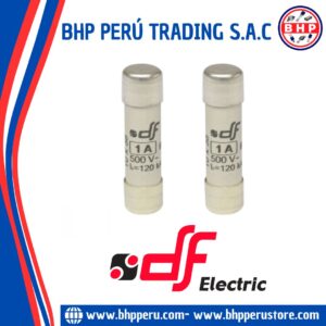 420001 DF ELECTRIC FUSIBLE CERÁMICO INDUSTRIAL (GG) 1A - 500V. 10X38MM