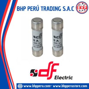 420006 DF ELECTRIC FUSIBLE CERÁMICO INDUSTRIAL (GG) 6A - 500V. 10X38MM