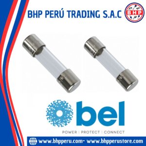 5SF6.3R BEL FUSE INC FUSIBLE VIDRIO RÁPIDO  6.3A - 250V. DE 5X20MM