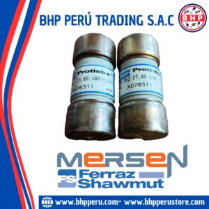 6,921 CP URQ 27.60 250 MERSEN / FERRAZ SHAWMUT FUSIBLE CERÁMICO SEMICONDUCTOR PROTISTOR, 250A - 690VAC. 27X60MM