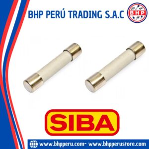 7012540.1  SIBA FUSIBLE CERÁMICO ULTRA RÁPIDO 10A - 600V. 6.3X32MM