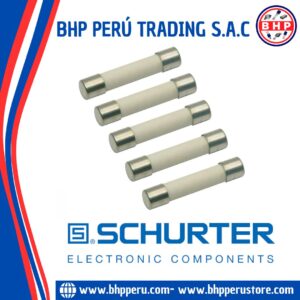 8020.5071 SCHURTER FUSIBLE CERÁMICO RÁPIDO 2A - 500V. 6.3X32MM