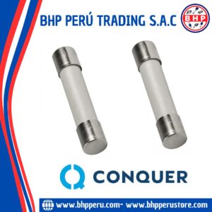 ABE15A250V CONQUER ELECTRONICS FUSIBLE CERÁMICO RÁPIDO 15A 250VAC 3AB 1/4" X 1-1/4"
