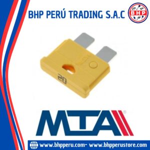 AMF-20A MTA FUSIBLE TIPO UÑA AUTOMOTRIZ  20A - 32V. 19MM