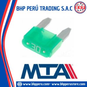 AMF-30A MTA FUSIBLE TIPO UÑA AUTOMOTRIZ  30A - 32V. 19MM