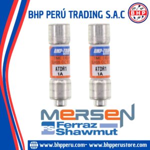 ATDR1 MERSEN / FERRAZ SHAWMUT FUSIBLE CERÁMICO RETARDADO CLASS CC 1A - 600V 10X38MM