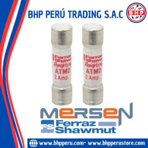 ATM2 MERSEN / FERRAZ SHAWMUT FUSIBLE CERÁMICO RÁPIDO  2A/600VAC 10X38MM