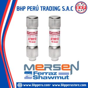ATMR10 MERSEN / FERRAZ SHAWMUT FUSIBLE CERÁMICO RÁPIDO CLASS CC , 10AMP. 600VAC