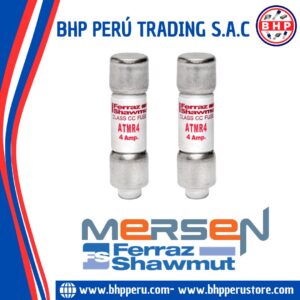 ATMR4 MERSEN / FERRAZ SHAWMUT FUSIBLE CERÁMICO RÁPIDO CLASS CC , 4AMP. 600VAC