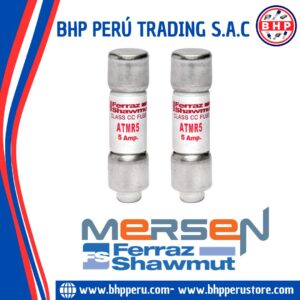 ATMR5 MERSEN / FERRAZ SHAWMUT FUSIBLE CERÁMICO RÁPIDO CLASS CC , 5AMP. 600VAC