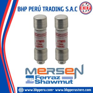 ATMR6 MERSEN / FERRAZ SHAWMUT FUSIBLE CERÁMICO RÁPIDO CLASS CC , 6AMP. 600VAC