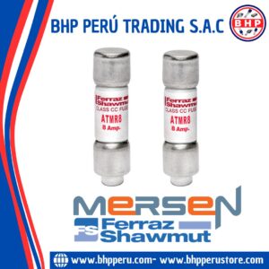 ATMR8 MERSEN / FERRAZ SHAWMUT FUSIBLE CERÁMICO RÁPIDO CLASS CC  8AMP. 600VAC,