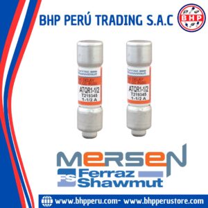 ATQR1-1/2 MERSEN / FERRAZ SHAWMUT FUSIBLE CERÁMICO RETARDO CLASE CC 1.5A 600V. 10X38MM