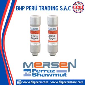 ATQR4 MERSEN / FERRAZ SHAWMUT  FUSIBLE CERÁMICO RETARDO CLASE CC 4A/600V. 10X38MM
