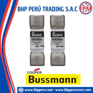BBS-4/10 COOPER/BUSSMANN FUSIBLE CERÁMICO RÁPIDO  400MA, 600VAC