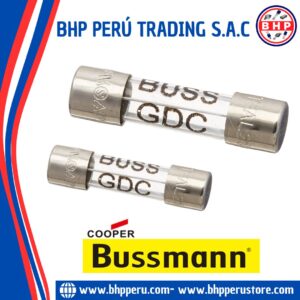 BK/GDC-4A COOPER/BUSSMANN FUSIBLE VIDRIO RETARDADO 4A. 250V. 5X20MM