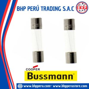 BK/GMA-1.6-R COOPER/BUSSMANN FUSIBLE VIDRIO RÁPIDO 1.6A - 250V. DE 5X20MM