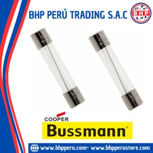 BK/AGC-1/2-R COOPER/BUSSMANN FUSIBLE VIDRIO RÁPIDO AGC 500MA 250V 1/4″ X 1-1/4″