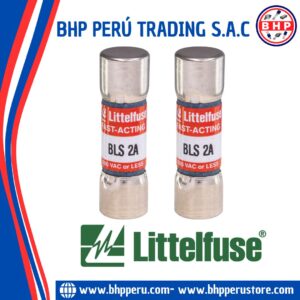 BLS2 LITTELFUSE FUSIBLE DE CARTUCHO RÁPIDO   2A / 600VAC 10X38MM