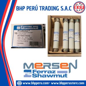 DC10GC11C12  MERSEN / FERRAZ SHAWMUT FUSIBLE PROTISTOR LIMITOR 1500 CP GLC 10,85 12A-1500VAC