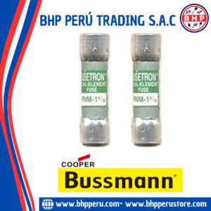 FNM-1-6/10  COOPER/BUSSMANN FUSIBLE CERÁMICO RETARDADO  1.6A 250V  10X38MM