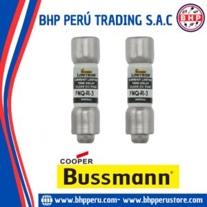 FNQ-R-3 COOPER/BUSSMANN FUSIBLE DE CARTUCHO RETARDADO CLASS CC,  3A - 600VAC