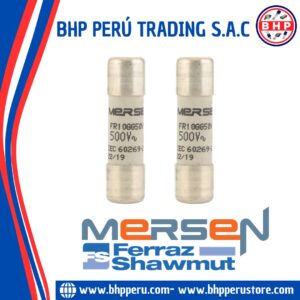 FR10GG50V2 MERSEN / FERRAZ SHAWMUT FUSIBLE CERÁMICO INDUSTRIAL  (GG) 2A - 500V. 10X38MM