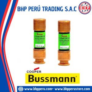 FRN-R-30 COOPER/BUSSMANN FUSIBLE DE CARTUCHO RETARDADO DUAL ELEMENT CLASS RK5 30A-250V