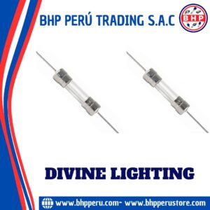 FSX250V5A DIVINE LIGHTING FUSIBLE VIDRIO AXIAL RETARDO 5A - 250V 3.6X10MM