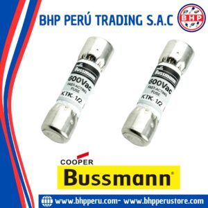 KTK-1/2 COOPER/BUSSMANN FUSIBLE DE CARTUCHO LIMITRON RÁPIDO 1/2AMP/600VAC