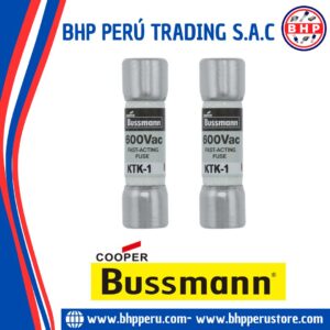 KTK-1 COOPER/BUSSMANN FUSIBLE DE CARTUCHO LIMITRON RÁPIDO  1AMP/600VAC