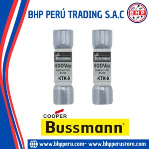 KTK-8 COOPER/BUSSMANN FUSIBLE DE CARTUCHO LIMITRON RÁPIDO  8AMP/600VAC