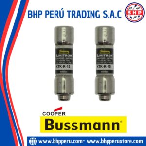 KTK-R-15 COOPER/BUSSMANN FUSIBLE DE CARTUCHO LIMITRON RÁPIDO CLASS CC 15AMP/600VAC